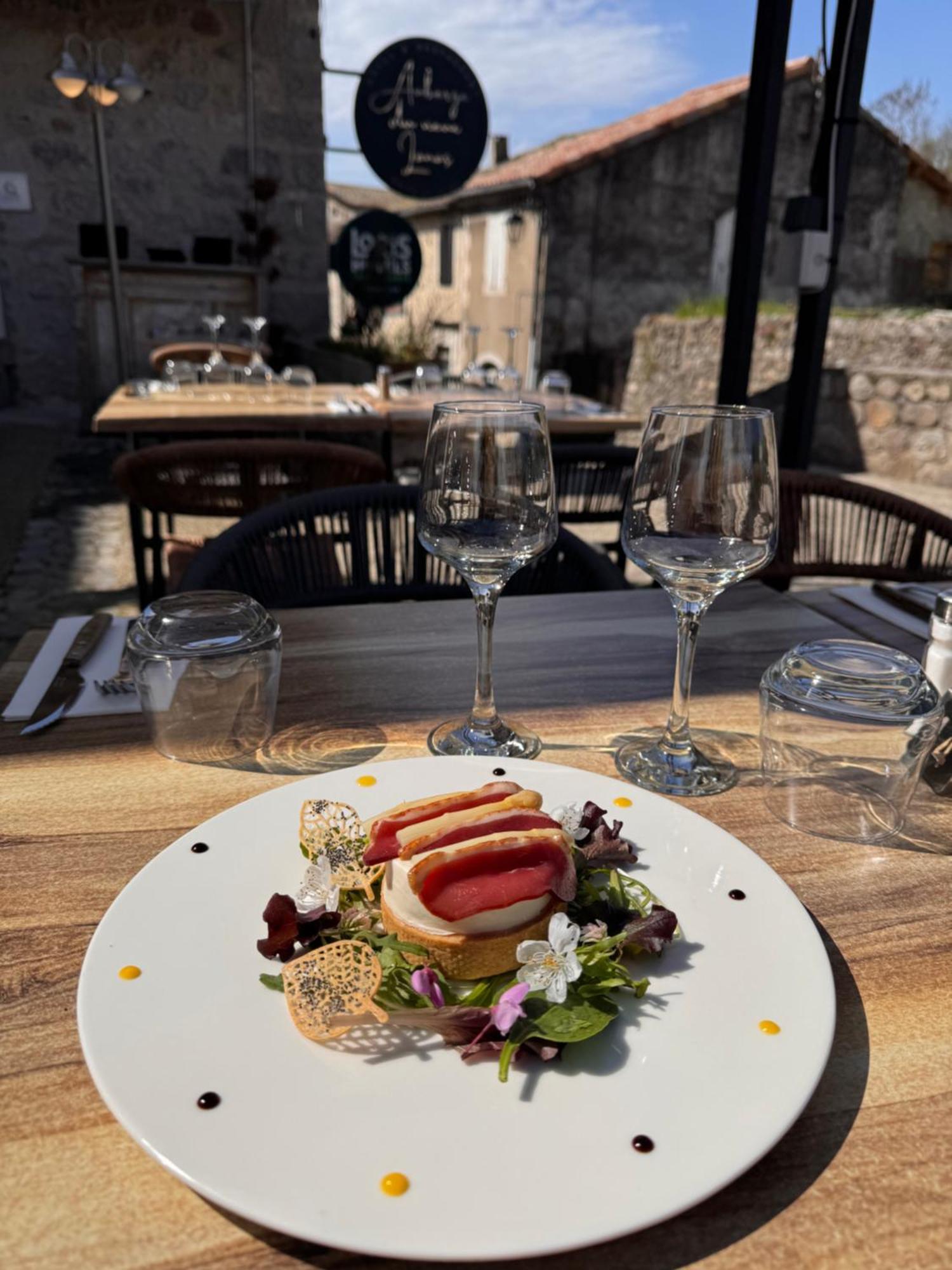 Auberge Du Vieux Lanas Logis Hotel Restaurant Εξωτερικό φωτογραφία