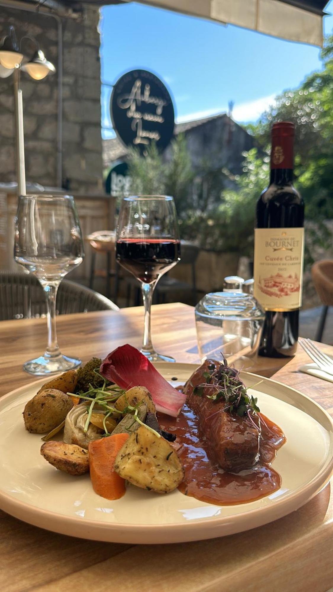 Auberge Du Vieux Lanas Logis Hotel Restaurant Εξωτερικό φωτογραφία